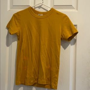 Uniqlo Yellow Tee